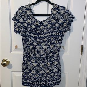 Tribal pattern romper